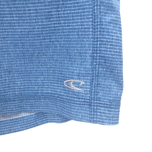 O’Neill Mens Size 36 Blue Striped Hybrid 10" Shorts Water to Land - Picture 3 of 7